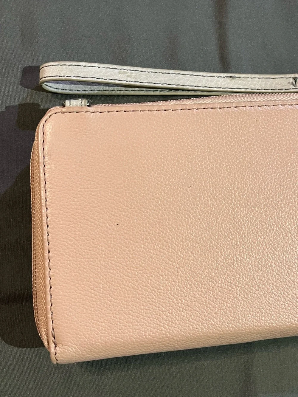 The Sak Pebbled Leather Organizer Wallet, Blush Pink, Wristlet